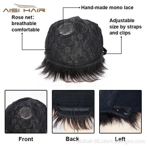 Free Sample Vendors Pixie Cut For Men  Cuticle Aligned Wholesale Toupee Brazilian Extension Human Hair Wigs